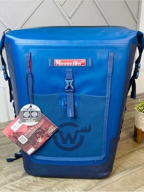 Moosejaw Blue Microban Camping Cooler BMoosejaw Blue Microban Camping Cooler Bag